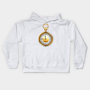 Steampunk pocket watch Kids Hoodie